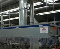 Extraction system for plastic vapor