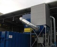 Extraction and waste disposal system for plastic chips
