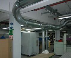 Extraction and waste disposal system for plastic chips