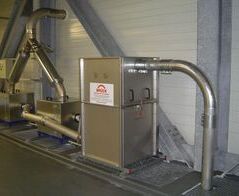 Extraction system for silicone and ozone