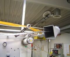 Extraction system for punching scrap and self-adhesive label