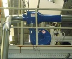 Extraction system for edge strip