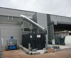 Extraction and waste disposal system for three plastic machining center