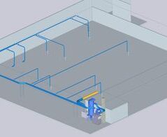 Suction and disposal system for display films